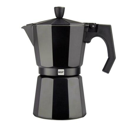 MAGEFESA Kenia Aluminum Noir 6 Cups Coffee Maker 01PACFKEB06